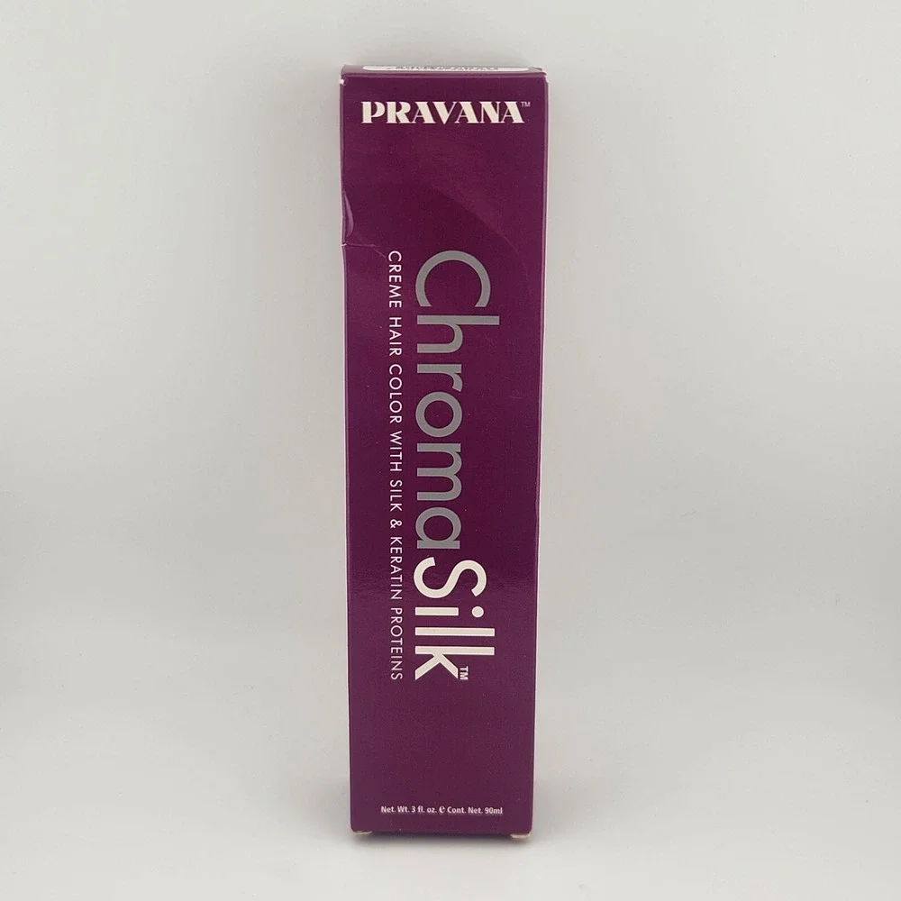 Pravana Chroma Silk Hair Color With Keratin Black Noir 3 fl oz. 90 ml New